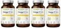 4 x Biowen Omega 3 Forte 1000mg EPA 500mg DHA 90 kapsułek - Mózg Wzrok Serce Krążenie (id: 8034)