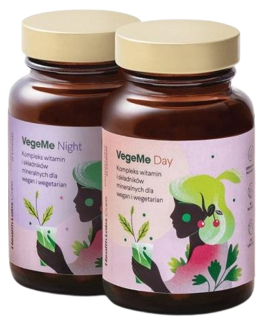 Health Labs Care VegeMe 30 + 30 kapsułek Żelazo Cynk Wit. B12 (id: 9546)