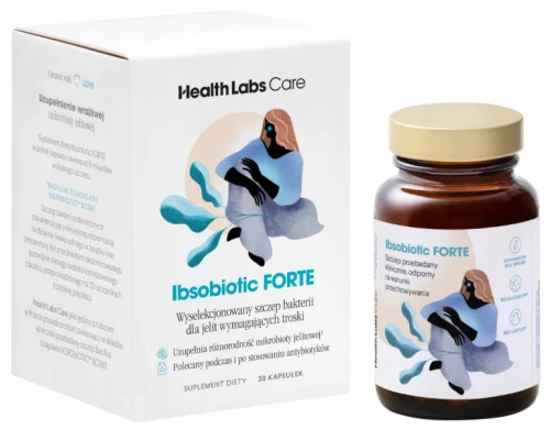 Health Labs Care Ibsobiotic FORTE 30 kapsułek Mikroflora Jelita (id: 9568)