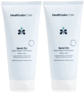2 x Health Labs Care Sensi On 200 ml BalsamMyjący z Prebiotykami do Twarzy i Ciała 