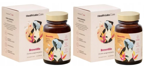 2 x Health Labs BrownMe 30 kapsułek Dla Skóry Spragnionej Słońca (id: 9573)
