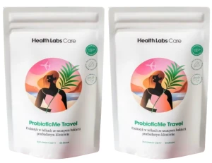 2 x Health Labs Care ProbioticMe Travel 60 żelek Jelita Podróż Wakacje
