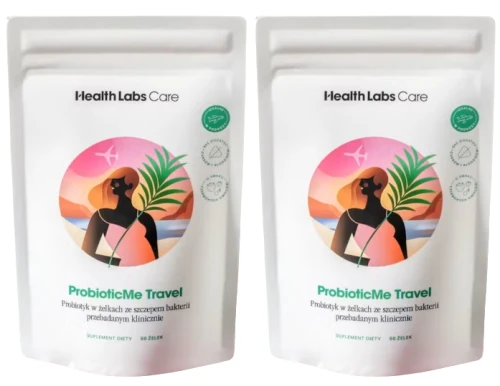 2 x Health Labs Care ProbioticMe Travel 60 żelek Jelita Podróż Wakacje (id: 9575)