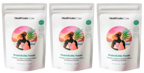 3 x Health Labs Care ProbioticMe Travel 60 żelek Jelita Podróż Wakacje (id: 9576)