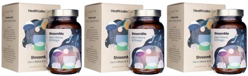 3 x Health Labs Care ShroomMe Lion's Mane &amp; Chaga 90 porcji (id: 9584)
