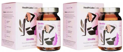 2 x Health Labs Care SlimMe 60 kapsułek Odchudzanie Waga (id: 9585)