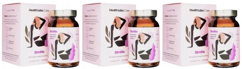 3 x Health Labs Care SlimMe 60 kapsułek Odchudzanie Waga (id: 9586)