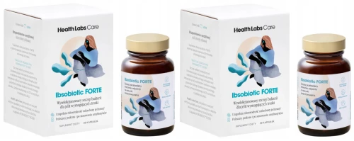 2 x Health Labs Care Ibsobiotic FORTE 30 kapsułek Mikroflora Jelita (id: 9598)