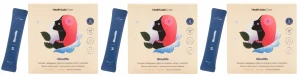 3 x Health Labs Care GlowMe – Kolagen z Kwasem Hialuronowym 30 saszetek - Malina ‑ Borówka