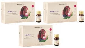 3 x Health Labs Care GlowMe Pro-Age Smak Malinowy 15 shotów po 30 ml