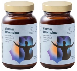 2 x Health Labs Care Vitamin B Complex Men 60 kapsułek