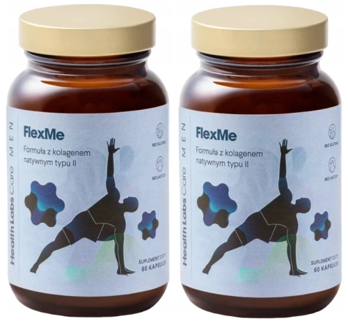 2 x Health Labs Care FlexMe Men 60 kapsułek Stawy Kolagen (id: 9614)