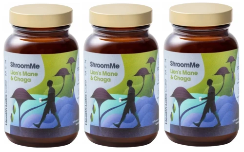3 x Health Labs Care ShroomMe Lion's Mane &amp; Chaga Men 90 porcji (id: 9617)