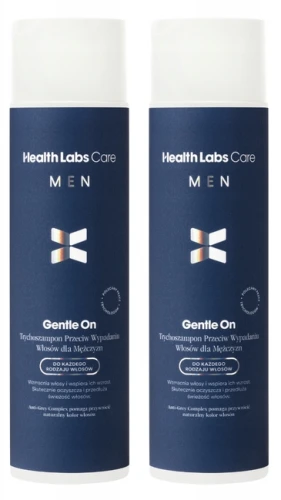 2 x Health Labs Care GentleOn Męski Trychoszampon Dla Mężczyzn Przeciw wypadaniu włosów (id: 9628)