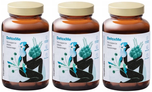 3 x Health Labs Care DetoxMe 90 kapsułek Trawienie Wątroba (id: 9633)