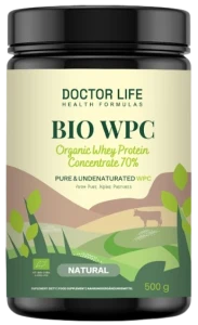 Doctor Life BIO WPC Organic Whey Protein Concentrate 70% Naural 500g 