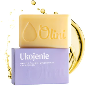 Olini Ukojenie - Mydło Lawendowe 90 g Nawilżenie Wygładzenie Relaksacja