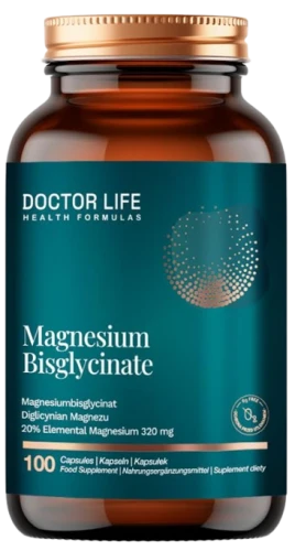 Doctor Life Magnesium Bisglycinate 90 kapsułek DIGLICYNIAN MAGNEZU (id: 9655)