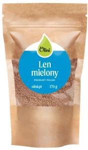 Olini Len Mielony 170 g Układ Pokarmowy Uczucie Sytości Trawienie Błonnik