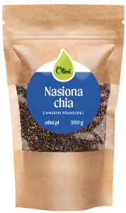 Olini Nasiona Chia 200 g Antyoksydanty Witaminy Minerały Układ Pokarmowy