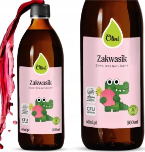 Olini Zakwasik 500 ml Zakwas z Buraków Dla Dzieci Jelita Prawidłowa Waga