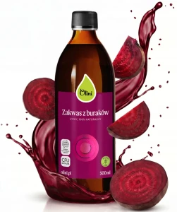 Olini Zakwas z Buraków 500 ml 100% Naturalny Uroda Energia Samopoczucie