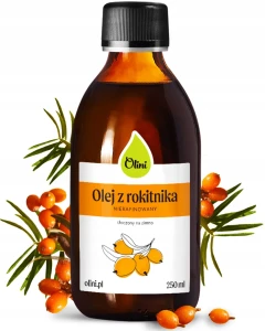 Olini Olej z Rokitnika 250 ml Odporność Układ Pokarmowy Krążenie Tłoczony