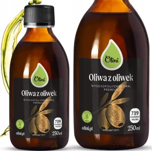 Olini Oliwa z Oliwek Wysokopolifenolowa 250 ml Extra Virgin Nierafinowana