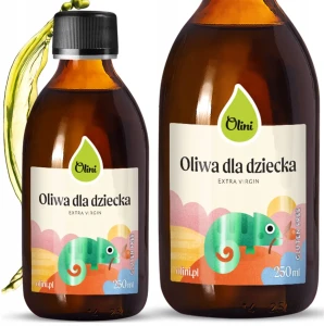 Olini Oliwa z Oliwek Dla Dzieci 250 ml Delikatny Aromat Antyoksydant NNKT