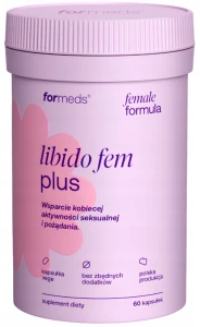 ForMeds Female Formula Libido Fem Plus 60 kapsułek Wsparcie kobiecej aktywności seksualnej i pożądania