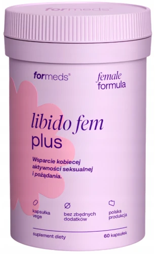 ForMeds Female Formula Libido Fem Plus 60 kapsułek Wsparcie kobiecej aktywności seksualnej i pożądania (id: 9785)