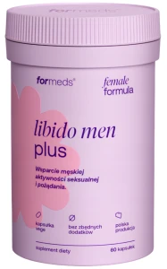 ForMeds Female Formula Libido Men Plus 60 kapsułek Wsparcie męskiej aktywności seksualnej i pożądania