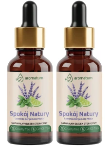 2 x Aromatum Naturalny Olejek Eteryczny Spokój Natury 30 ml - Lawenda Bergamotka Mięta