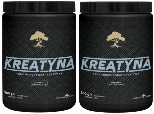 2 x AltoPharma Kreatyna 100% MONOHYDRAT Smak Naturalny Mięśnie Wysiłek Regeneracja 500 g 