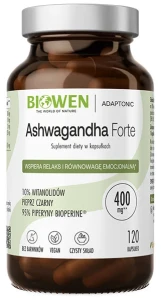 Biowen Ashwagandha Forte 120 kapsułek Adaptogen