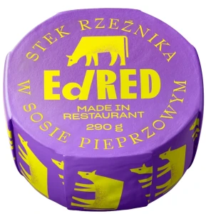 EdRed Stek Rzeźnika w Sosie Pieprzowym – Obiad Białko Gotowy Posiłek