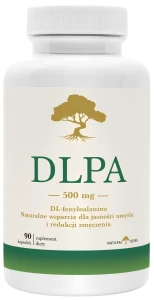 Natural Herbs DLPA 500mg 90 kapsułek DL-fenyloalanina Suplement Diety