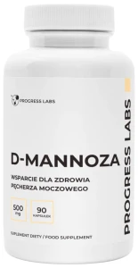 Progress Labs D-Mannoza 500mg 90 kapsułek Monosacharyd Suplement Diety