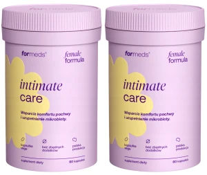 2 x ForMeds Female Formula Intimate Care 60 kapsułek Wsparcie komfortu pochwy i uzupełnienie mikrobioty