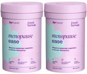2 x ForMeds Female Formula Menopause Ease 60 kapsułek Wsparcie kobiecego organizmu w okresie menopauzy