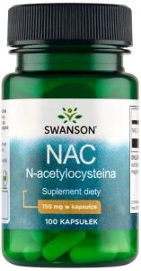 Swanson NAC (N-acetylocysteina) 150mg 100 kapsułek