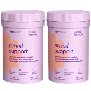 2 x ForMeds Female Formula Period Support 60 kapsułek Wsparcie organizmu podczas menstruacji oraz uzupełnienie kluczowych składników odżywczych