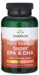 Swanson Triple Strength Super EPA & DHA 60 kapsułek