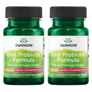2 x Swanson Oral Probiotic Formula - Streptococcus salivarius BLIS K12 30 tabletek do ssania MIKROBIOM 