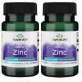 2 x Swanson Albion Chelat Cynku 15 mg - 60 kapsułek (id: 9872)