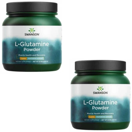 2 x Swanson AjiPure L‑Glutamine – L‑Glutamina 340 g (id: 9876)