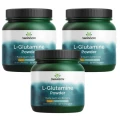3 x Swanson AjiPure L‑Glutamine – L‑Glutamina 340 g (id: 9877)