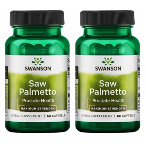 2 x Swanson Saw Palmetto 320 mg 60 kapsułek