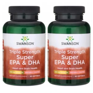 2 x Swanson Triple Strength Super EPA & DHA 60 kapsułek