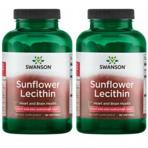 2 x Swanson Lecytyna Słonecznikowa 1200 mg 90 kapsułek 